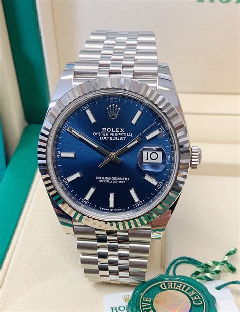 Rolex Datejust 41 126334 Blue index Dial NUOVO NEW NEU